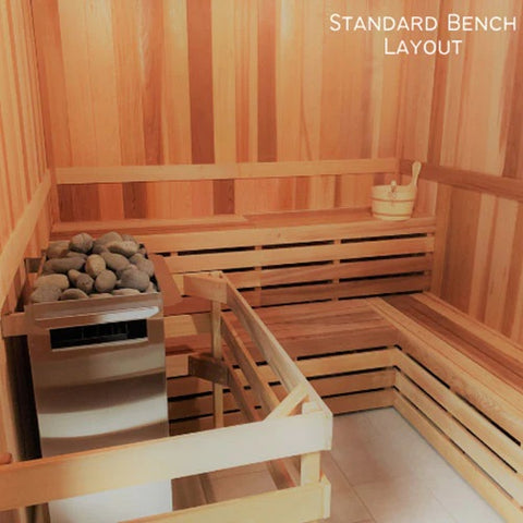 Image of Scandia DIY PreCut Sauna Kit - 48" x 84" x 84" - PRECUT-DIY-4X7-ULTRA