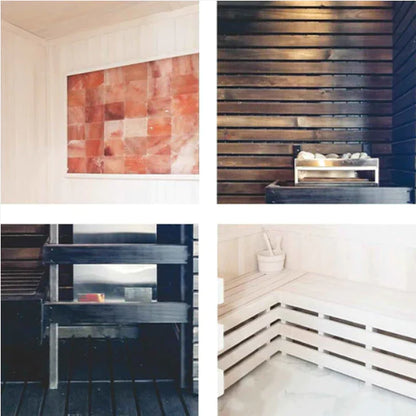 Scandia Electric Ultra Hand Finished Pre-Cut Sauna Room Kits - 48" x 84" x 84" - PRECUT-HNDFINISH-4X7-ULTRA