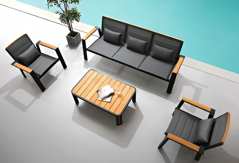 Higold Geneva Sofa Seating Set - Nero - 2031340