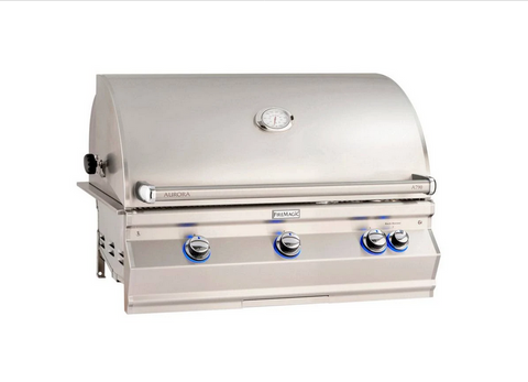 Image of Fire Magic Aurora A790i 36" Built-In Grill with Analog Thermometer, Backburner & Rotisserie Kit