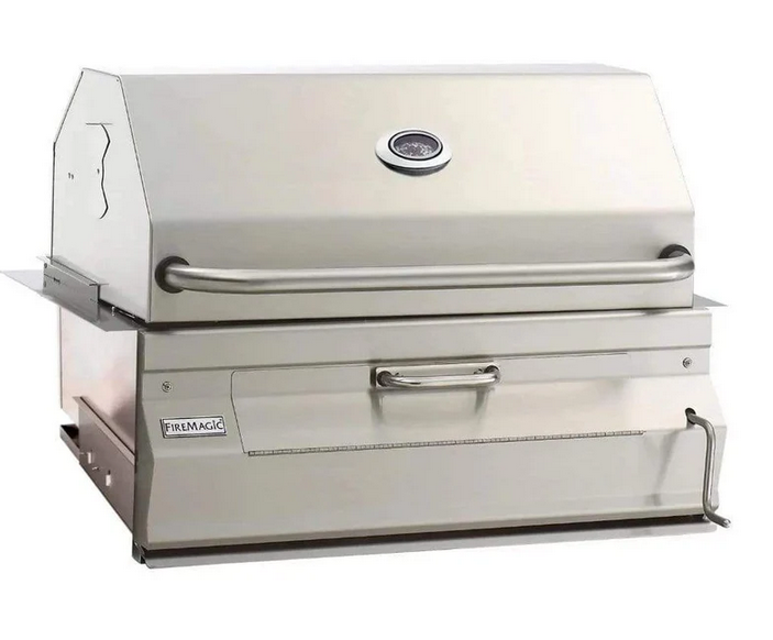 Fire Magic 30" Built-In Stainless Steel Charcoal Grill - 14-SC01C-A