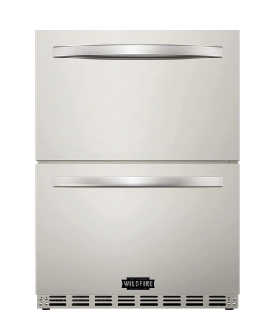Wildfire 24" Stainless Steel Dual Drawer Fridge - WFRDD24