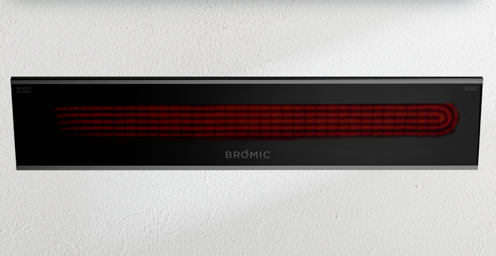 Bromic Heating 3400W Black Platinum Smart-Heat™ Electric Heater / 220-240V - BH0320005