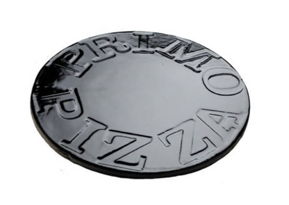 Primo Ceramic Grills Glazed Ceramic 13" Pizza & Baking Stone, Compatible w/ Round, Junior, Large & X-Large Charcoal Grills - PG00340