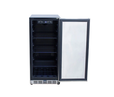 AMD 15" Outdoor Rated Refrigerator with Stainless Steel Door and Handle - AMD-RFR-15S