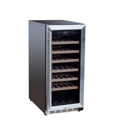 TrueFlame 15" 3.2 Cu. Outdoor Rated Wine Cooler - AMD-RFR-15W