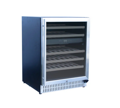 TrueFlame AMD 24" 5.3 Cu. Outdoor Rated Dual Zone Wine Cooler - AMD-RFR-24WD