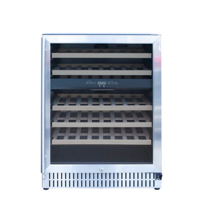 TrueFlame AMD 24" 5.3 Cu. Outdoor Rated Dual Zone Wine Cooler - AMD-RFR-24WD