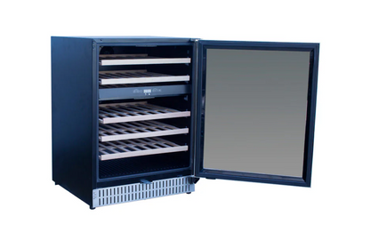 TrueFlame AMD 24" 5.3 Cu. Outdoor Rated Dual Zone Wine Cooler - AMD-RFR-24WD