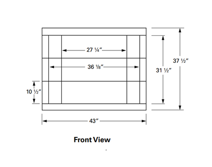 Isokern Vent Free 36" Gas Burning Fireplace - 81036