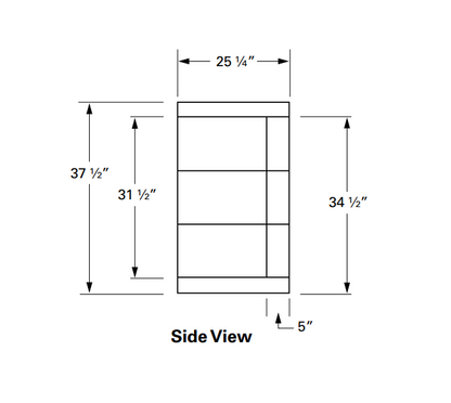Isokern Vent Free 36" Gas Burning Fireplace - 81036