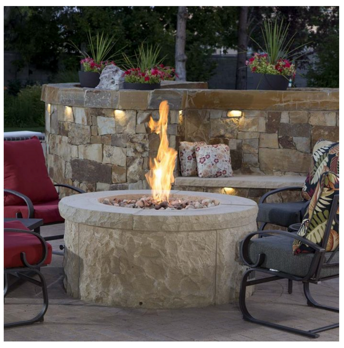 Firegear 25" Round Drop-In Thermocouple Piloted Safety Ignition Fire Pit - Liquid Propane - FPB-25RBS22TPSI-P