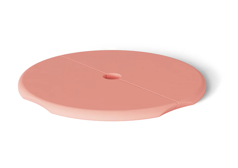 Ledge Lounger Signature Tall Ice Bin Side Table Lid w/ Umbrella Hole (Available in 6 Resin Colors) - LL-SG-ST-22LOHV2-DB