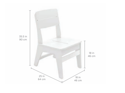 Ledge Lounger Mainstay Dining Side Chair (Available in 8 Resin Colors) - LL-MS-DC-NY