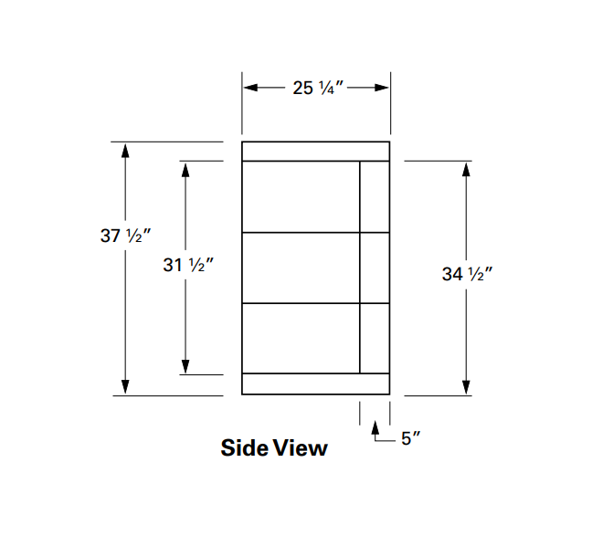 Isokern Vent Free 46" Gas Burning Fireplace - 81046