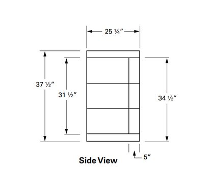 Isokern Vent Free 46" Gas Burning Fireplace - 81046