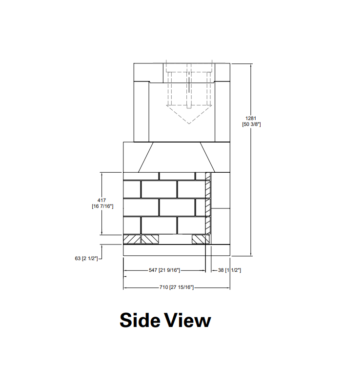 Isokern Maximus Linear 120" Gas Burning Fireplace - 82L120