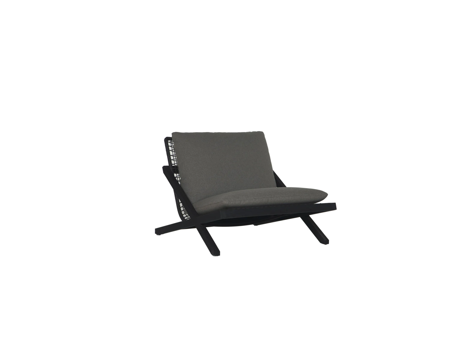 SUNPAN Bari Lounge Chair – Charcoal