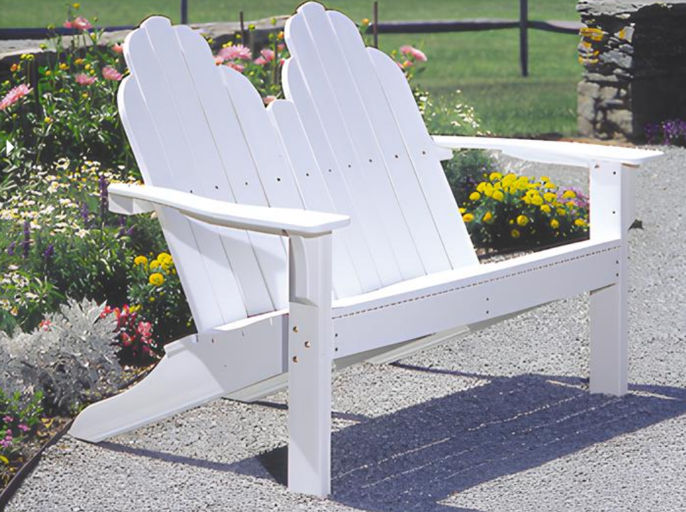 Seaside Casual Adirondack Classic Love Seat - 012