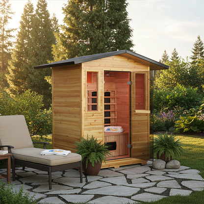 Cal Saunas Solara Outdoor – 3 Person Infrared Sauna