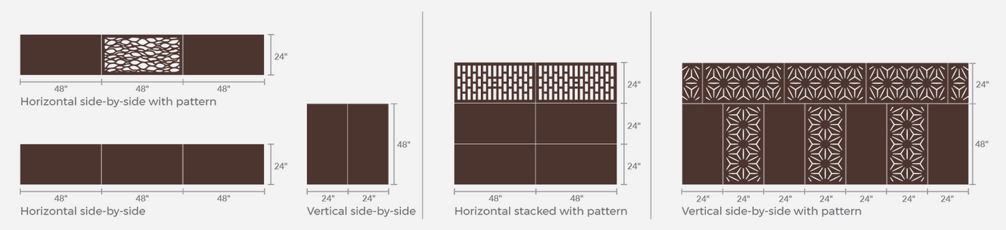 OUTDECO Decorative Solid Panel