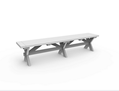 Seaside Casual Sonoma 76 in. Dining Bench - 071