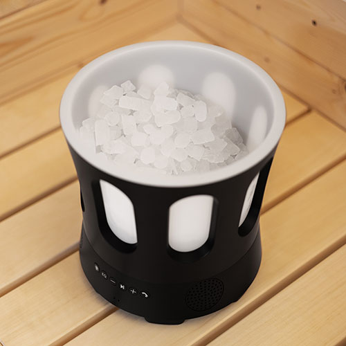 SaunaLife SaunaZone Bluetooth Speaker with LED Sauna Bucket Lights