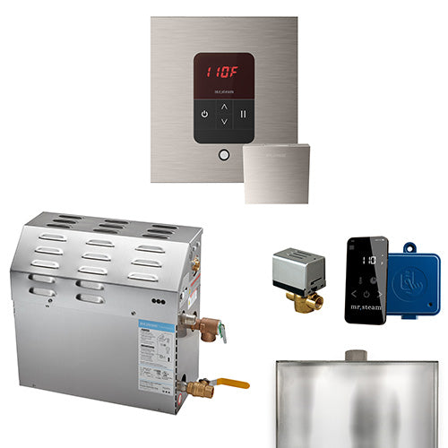 Mr.Steam MSSUPER iTempo Steam Shower Generator Package w/ Accessories, Up to 15kW