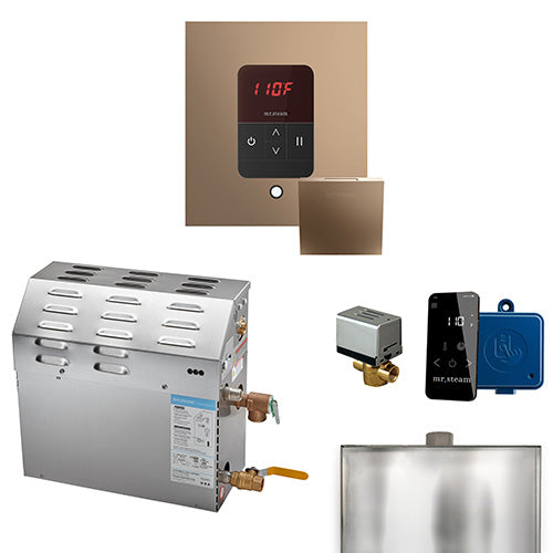 Mr.Steam MSSUPER iTempo Steam Shower Generator Package w/ Accessories, Up to 15kW