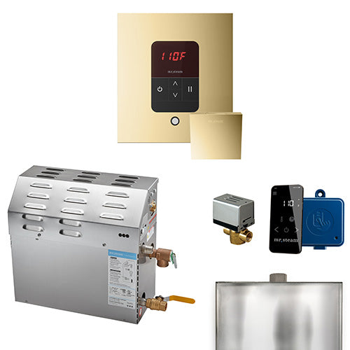 Mr.Steam MSSUPER iTempo Steam Shower Generator Package w/ Accessories, Up to 15kW