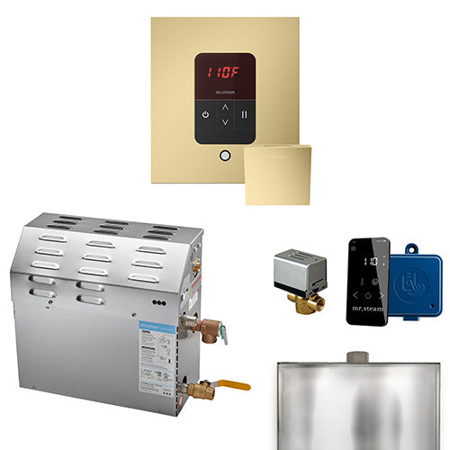 Mr.Steam MS iTempo Steam Shower Generator Package w/ Accessories, Up to 9kW