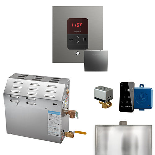 Mr.Steam MSSUPER iTempo Steam Shower Generator Package w/ Accessories, Up to 15kW