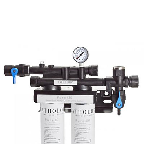 Bathology Pure 430 Steam Bath Generator Water Conditioning System, High-Volume