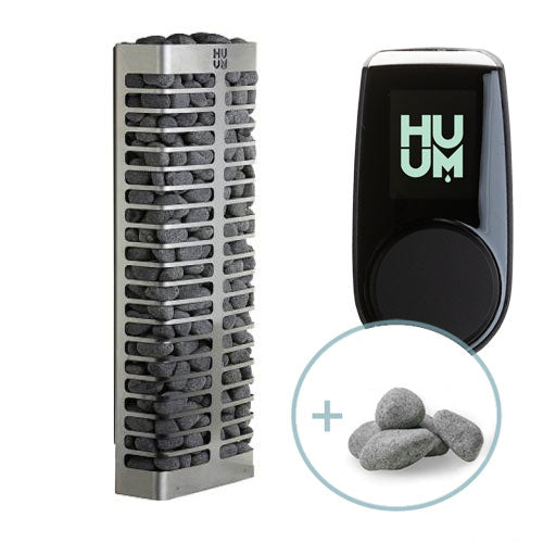 HUUM STEEL Mini Series 3.5kW Sauna Heater Package - STEEL Mini 3.5STU Pkg