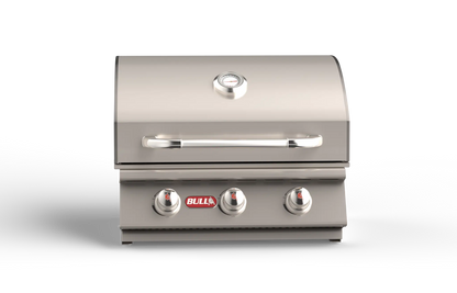 Bull Steer Stainless Steel 24-Inch 3-Burner Grill Head - 69009
