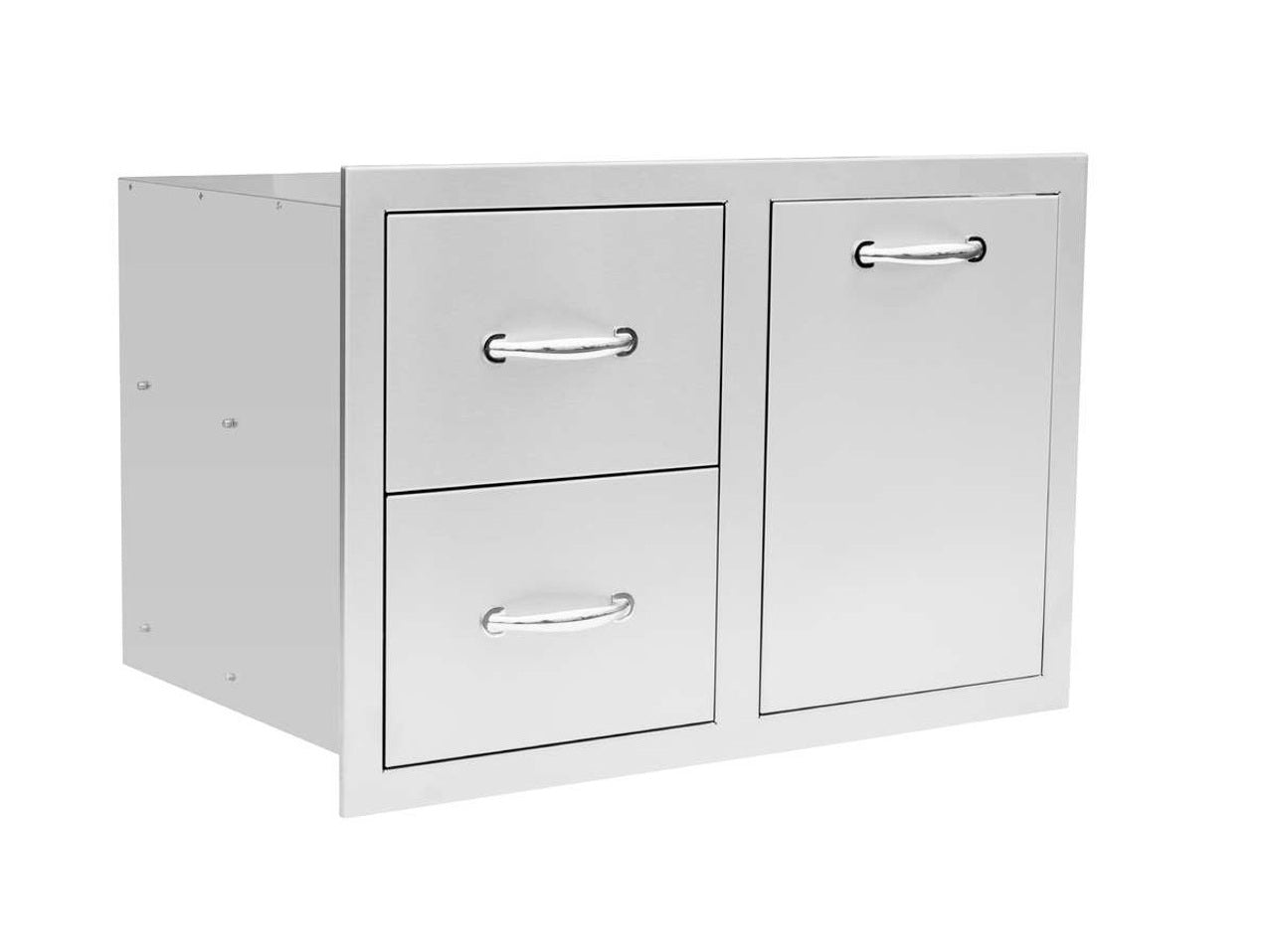 TrueFlame 33" 2-Drawer & Vented LP Tank Pullout Drawer Combo - TF-DC2-33LP-A