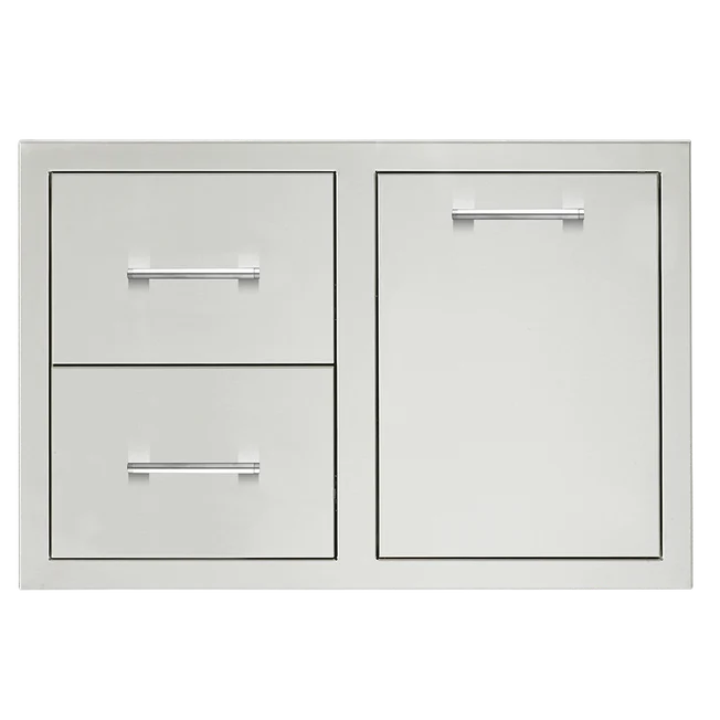 TrueFlame 33" Drawer & Access Door Combo (2-Drawer | 3-Drawer) - TF-DC2-33-A