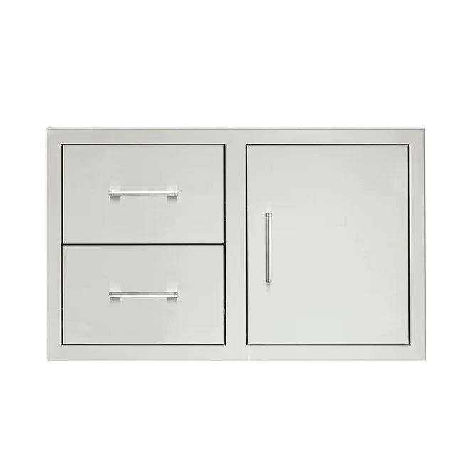 TrueFlame 2-Drawer & Access Door Combo (Available in 4 Sizes) - TF-DC2-30-A