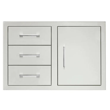 TrueFlame 33" Drawer & Access Door Combo (2-Drawer | 3-Drawer) - TF-DC2-33-A
