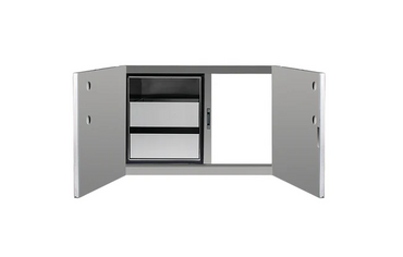 TrueFlame 36" 2-Drawer Dry Storage Pantry & Access Door Combo - TF-DP-36AC-A