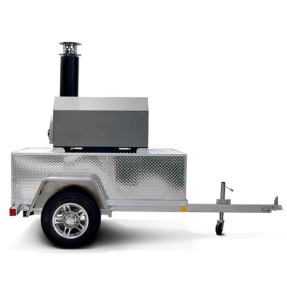 Chicago Brick Oven CBO-750 Tailgater - Silver Vein Finish