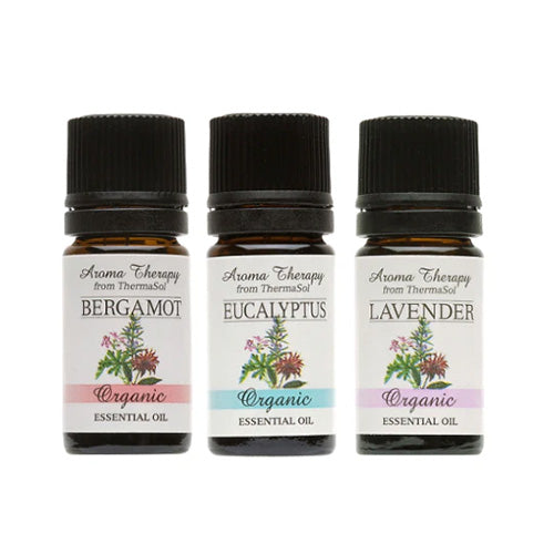 ThermaSol Essential Oils 3 Pack, 100% Organic, 5ml