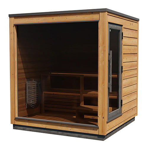 ThermaSol Nordic Dawn Sauna Cabin, Nordic Pine, Up to 4 Persons