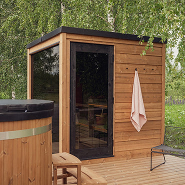 ThermaSol Nordic Dawn Sauna Cabin, Nordic Pine, Up to 4 Persons