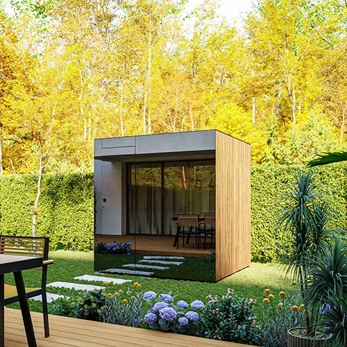 ThermaSol Spectra Sauna Cabin, Tinted Glass-Front, Up to 4 Persons