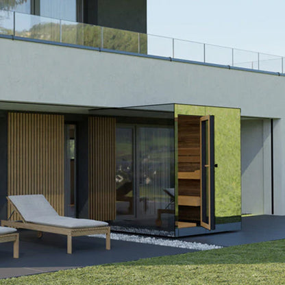 ThermaSol Vue Sauna Cabin, Mirrored Glass, Up to 4 Persons
