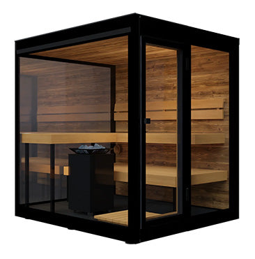 ThermaSol Vue Sauna Cabin, Mirrored Glass, Up to 4 Persons