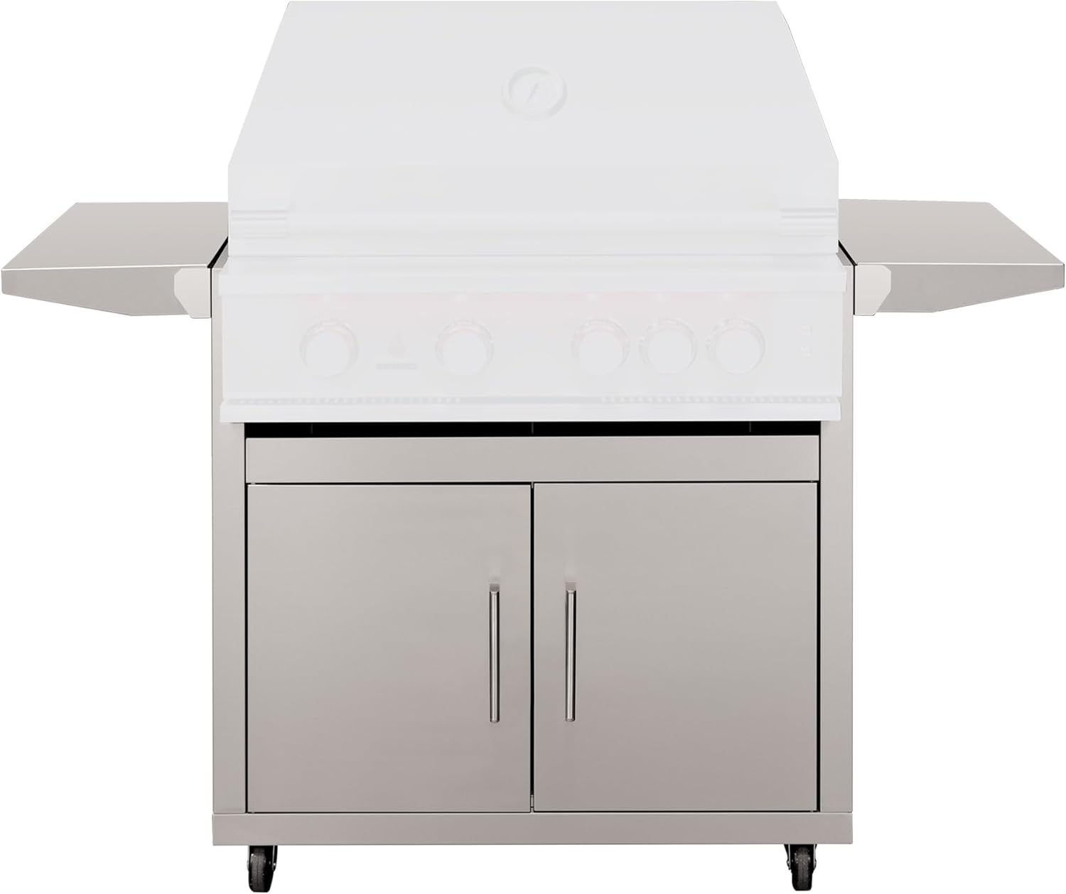 TrueFlame Grills Deluxe Cart,  Fold-Down Side Shelves, KD (Fits TF32, TFE32)-CART-TF-32DC