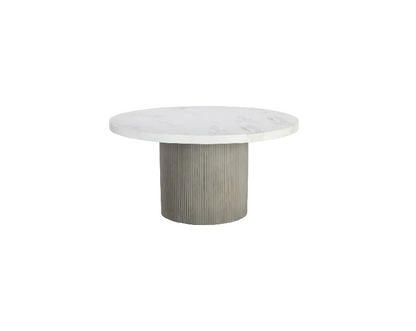 SUNPAN Nicolette Dining Table - Marble Look – 55"
