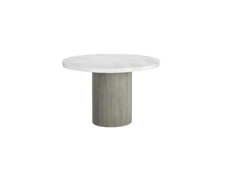 SUNPAN Nicolette Dining Table - Marble Look – 40"